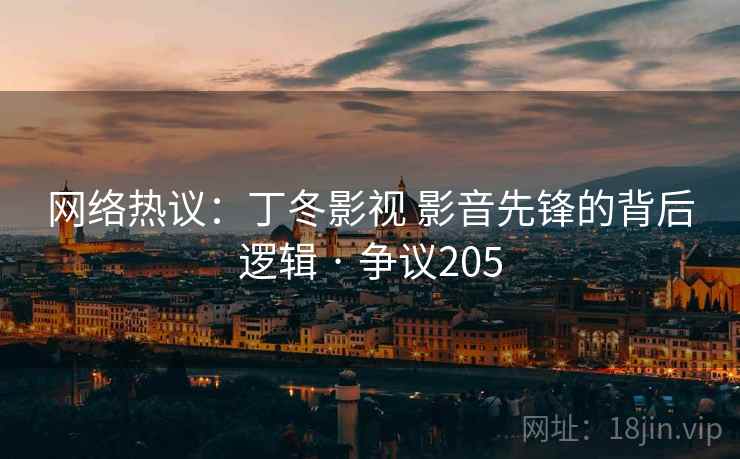 网络热议：丁冬影视 影音先锋的背后逻辑 · 争议205
